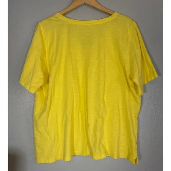 Eileen Fischer Tee Shirt Bundle Sz XL Organic Cotton Basic T-Shirt 2 Summer Tees - Picture 6 of 8